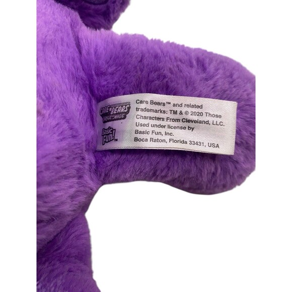 Care Bears Share Bear Purple 14” Plush Stuffed Animal Soft 2020 Basic Fun - Picture 7 of 11